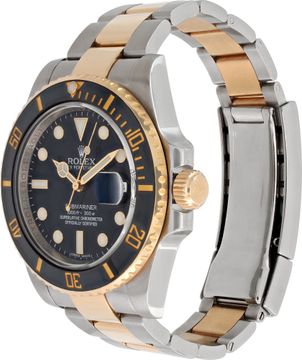 Rolex Submariner two-tone Black dial Black bezel