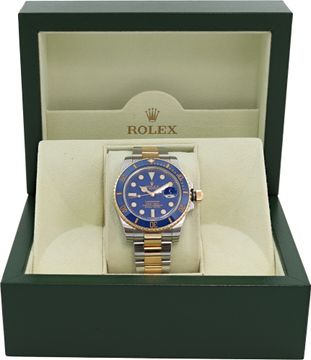 Rolex Submariner 116613LB 18k & steel 40mm auto watch