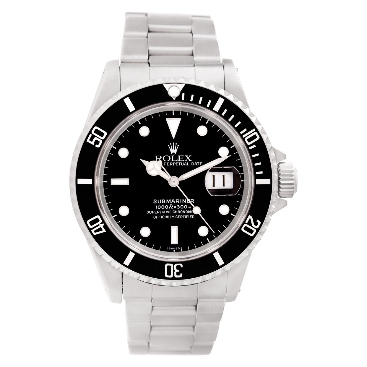 Preowned Rolex Submariner 16610 Stainless Steel W518847 | Gray & Sons