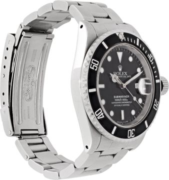 Rolex Submariner 16610 Stainless Steel Black dial 40mm Automatic watch