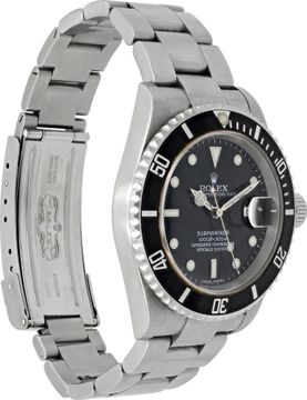 Rolex Submariner 16610 Stainless Steel Black dial 40mm Automatic watch