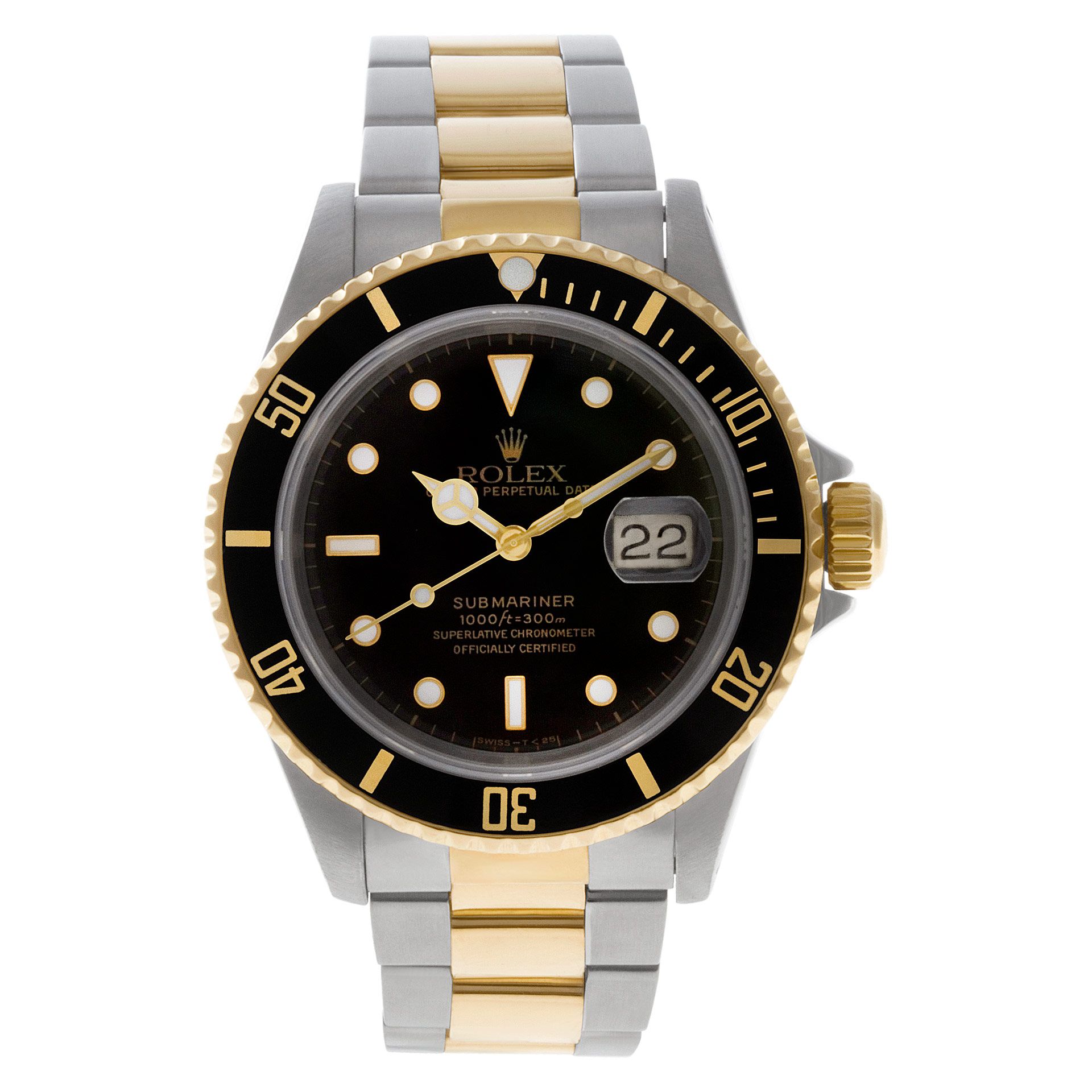 Preowned Rolex Submariner 16613 18k & steel 40mm W520657 | Gray & Sons