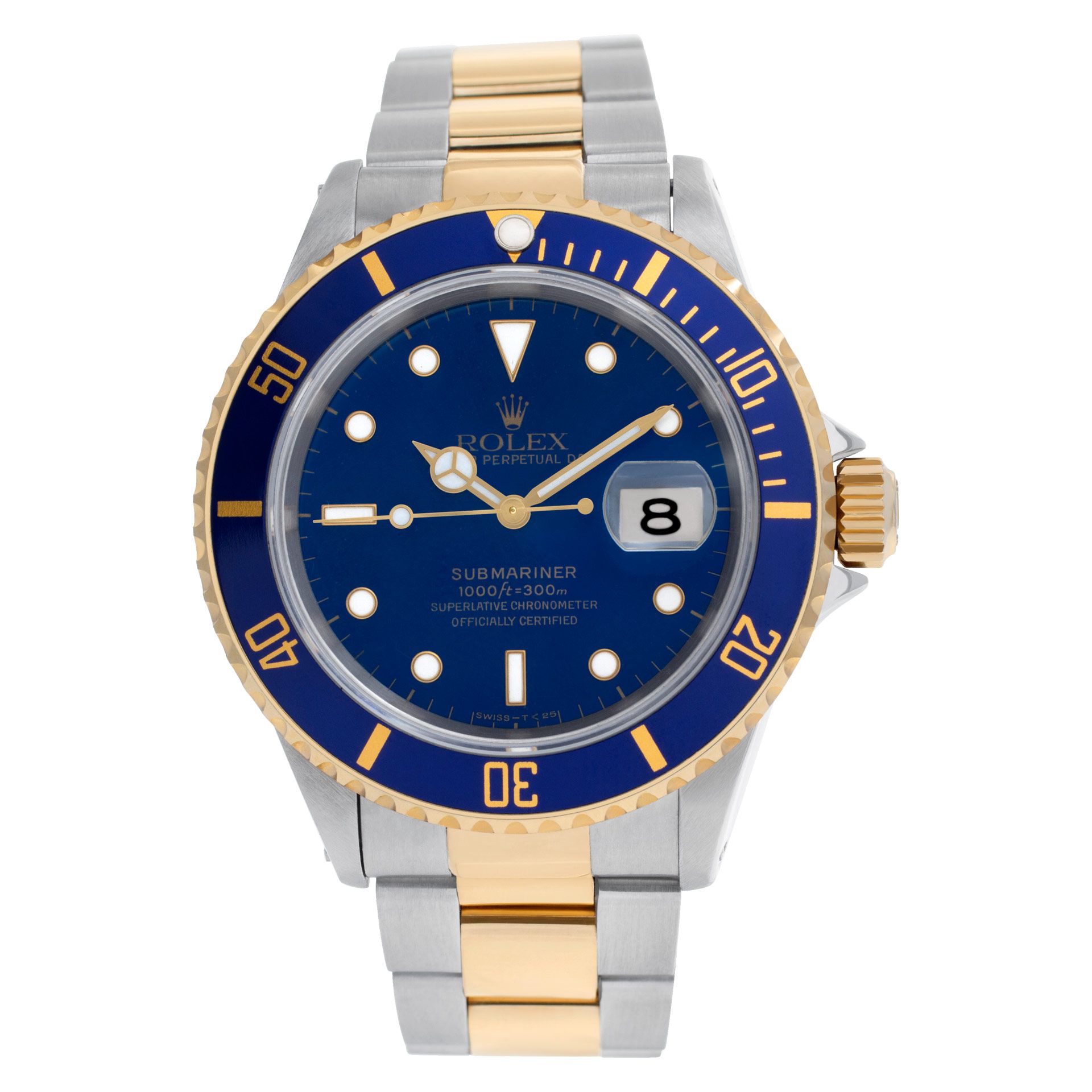 Used Rolex Submariner 16613 Stainless Steel Blue W522216 | Gray & Sons