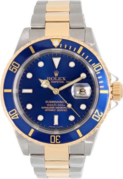 Rolex Submariner "Bluesy" stainless steel and 18k yellow gold