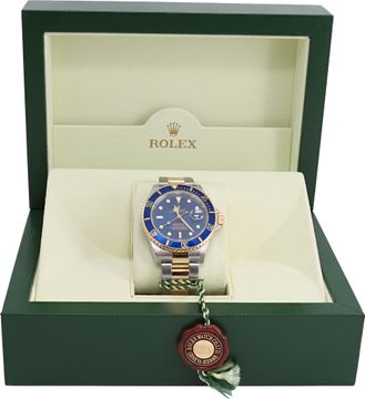 Rolex Submariner "Bluesy" stainless steel and 18k yellow gold