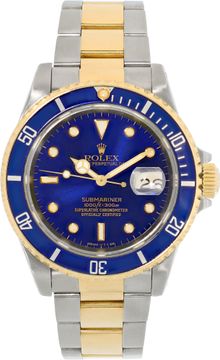 Rolex Submariner 16613 18k & steel 40mm auto watch