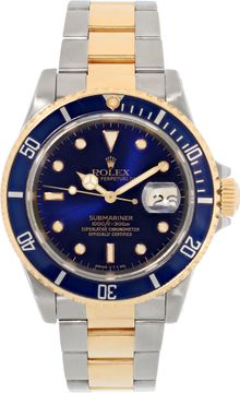 Rolex Submariner 16613 18k & steel 40mm auto watch