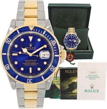 Rolex Submariner 16613 18k & steel 40mm auto watch Rolex Submariner 40mm 16613 Mens Watch Collection