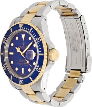 Rolex Submariner 16613 18k & steel 40mm auto watch