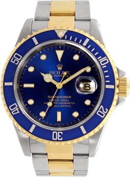 Rolex Submariner 16613 18k & steel 40mm auto watch