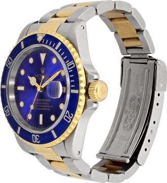 Rolex Submariner 16613 18k & steel 40mm auto watch