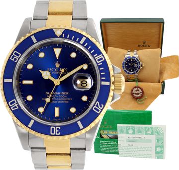 Rolex Submariner 16613 18k & steel 40mm auto watch Rolex Submariner 40mm 16613 Mens Watch Collection