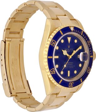 Rolex Submariner 16618 18k 40mm auto watch