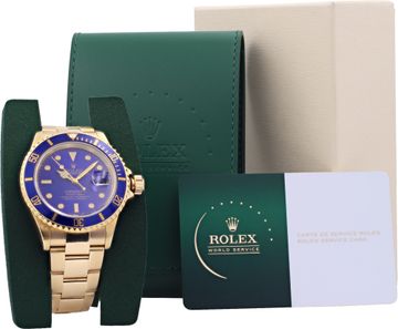 Rolex Submariner 16618 18k 40mm auto watch