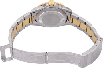 Rolex Submariner 16800 Stainless Steel customized to 18k & Steel. Blue dial.