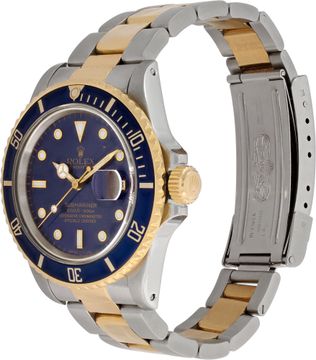 Rolex Submariner 16803 Stainless Steel Blue dial 40mm Automatic watch