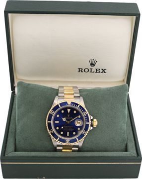 Rolex Submariner 16803 Stainless Steel Blue dial 40mm Automatic watch