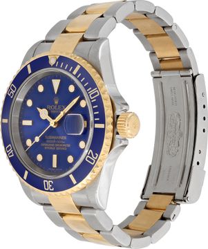 Rolex Submariner "Bluesy" 16613 18k & Stainless Steel Blue dial 40mm Automatic w
