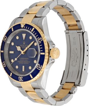 Rolex Submariner "Bluesy" 16613 18k & Stainless Steel Blue dial 40mm Automatic w