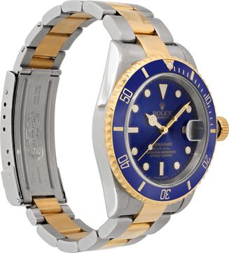 Rolex Submariner "Bluesy" 16613 18k & Stainless Steel Blue dial 40mm Automatic w