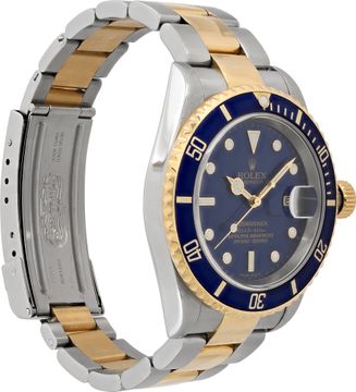 Rolex Submariner "Bluesy" 16613 18k & Stainless Steel Blue dial 40mm Automatic w