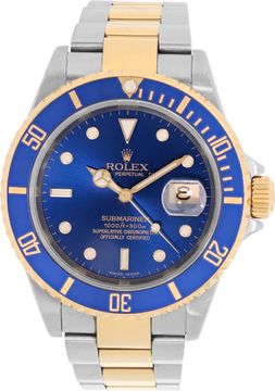 Rolex Submariner "Bluesy" 40mm 16613T Mens Watch Collection