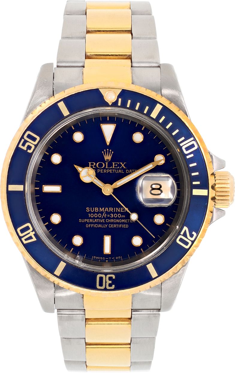 Used Rolex Submariner 16613 18k & steel 40mm auto watch | Gray & Sons