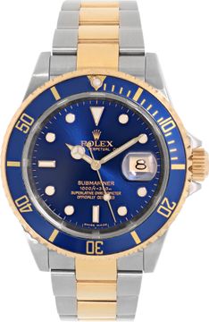 Rolex Submariner 16613 18k & steel 40mm auto watch