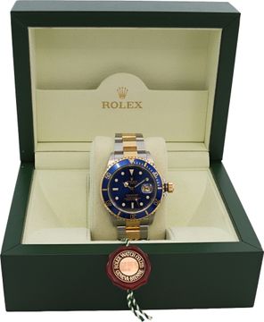Rolex Submariner 16613 18k & steel 40mm auto watch