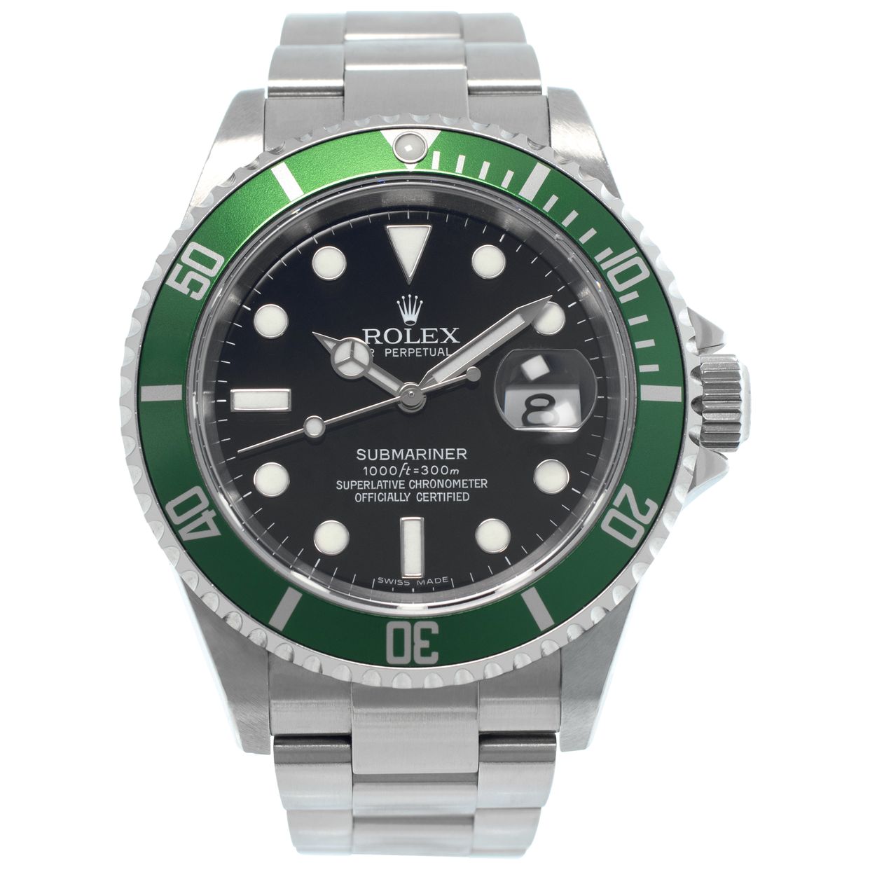 ROLEX グリーンボックス Pre-owned Rolex Submariner 