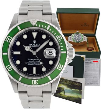 Rolex Submariner Kermit "Kermit" 40mm 16610 Mens Watch Collection