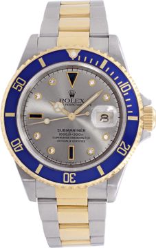 Rolex Submariner "Two-Tone" Slate Serti dial