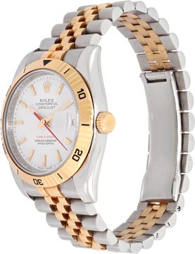 Rolex Turn-O-Graph 116263 18k & Stainless Steel White dial 36mm Automatic watch