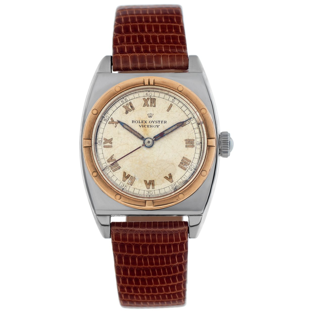 Pre-owned Rolex Viceroy sterling silver 28mm Manual watch