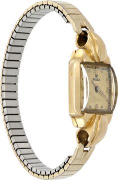 Rolex Vintage 4211 18k Ivory dial 17mm Manual watch