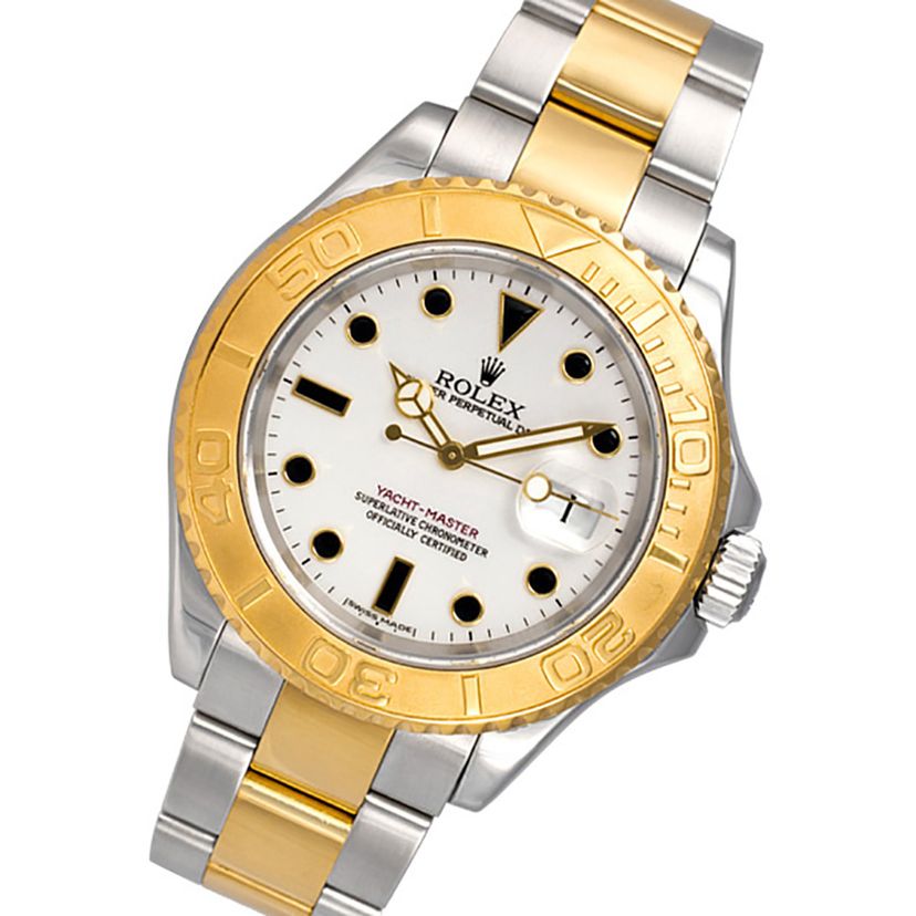 Pre-owned Rolex Yacht-Master 68623 18k & steel W518163 | Gray & Sons