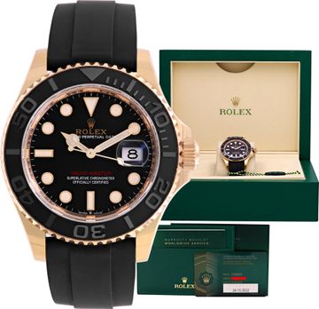 Rolex Yatchmaster in 18k rose gold ref-126655 Rolex Yacht-Master 40mm 126655 Mens Watch Collection