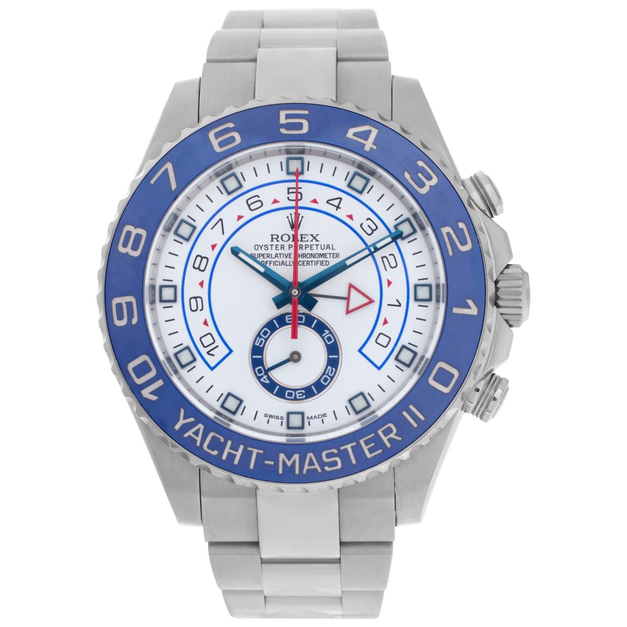 Pre-owned Rolex Yacht-Master II 116680 Stainless W525249 | Gray & Sons