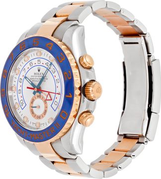 Rolex Yacht-Master II 116681 18k rose gold & stainless steel 44mm auto watch