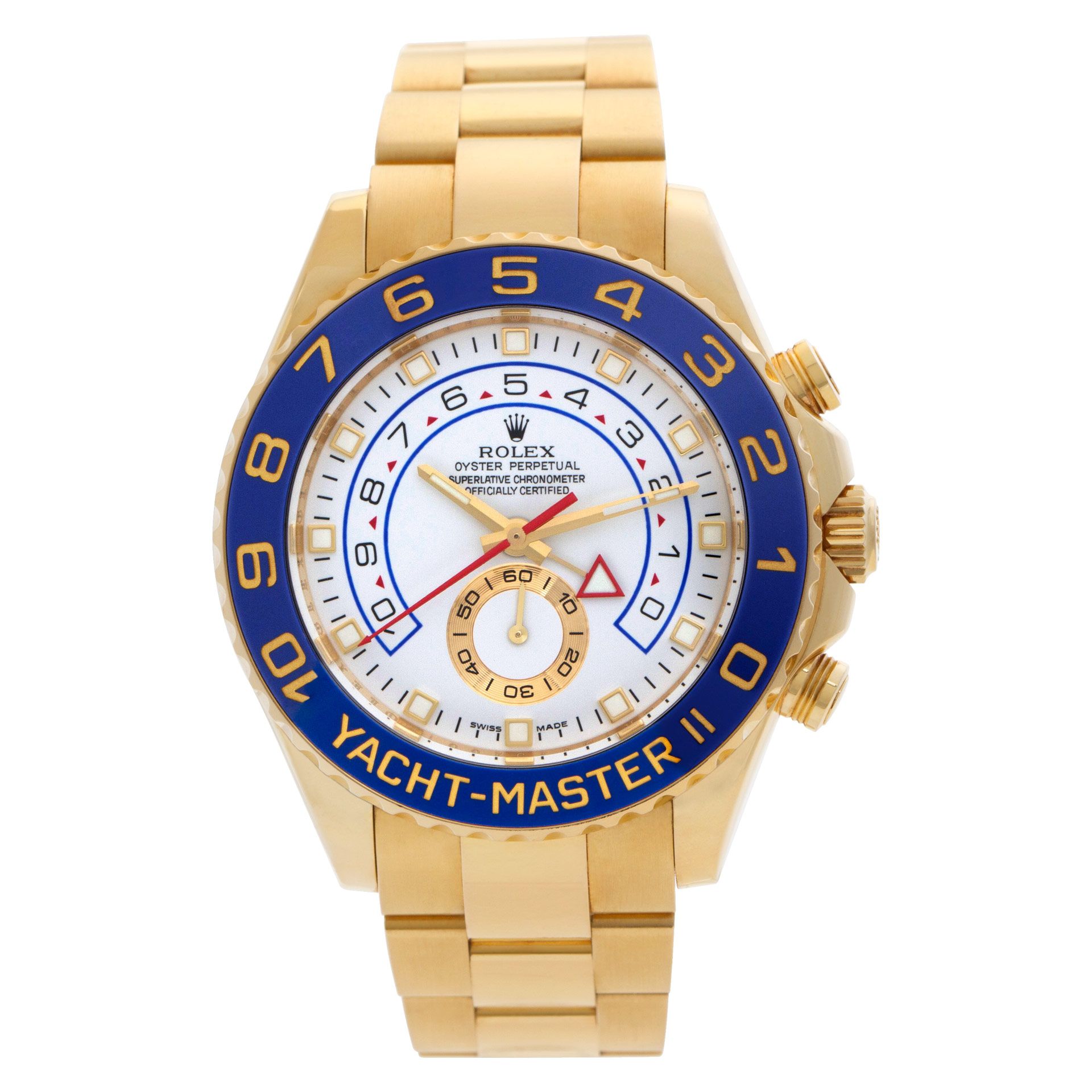 Pre-owned Rolex Yacht-Master II 116688 18k White W523546 | Gray & Sons