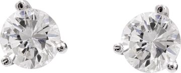 Round Diamond Studs in 18k white gold totaling 1.14 carats