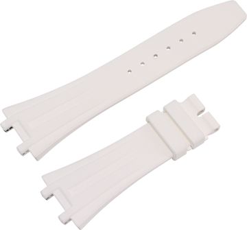 Rubber B White Band For Audemars Piguet Royal Oak (26mm x 18mm) Rubber B White Band For Audemars Piguet Royal Oak (26mm x 18mm) Watch Band Collection