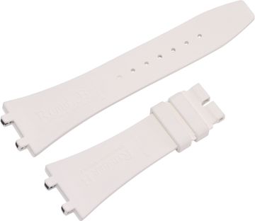 Rubber B White Band For Audemars Piguet Royal Oak (26mm x 18mm)