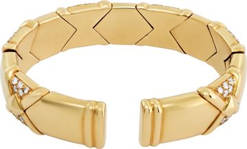 Ruby and Diamond bracelet in 18k yellow gold