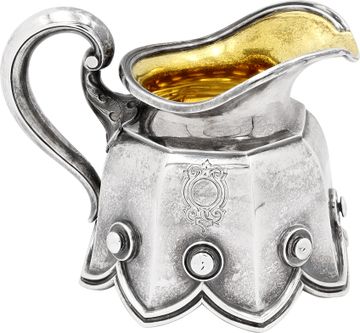 Sazikov- rare and collectiable 4 piece silver tea set