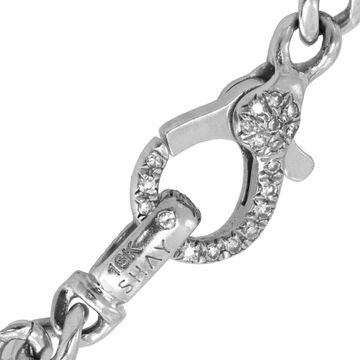Shay 18k white gold bracelet with diamonds