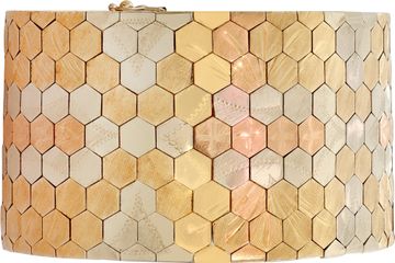 Striking vintage bracelet crafted in 18k yellow, white, and rose gold