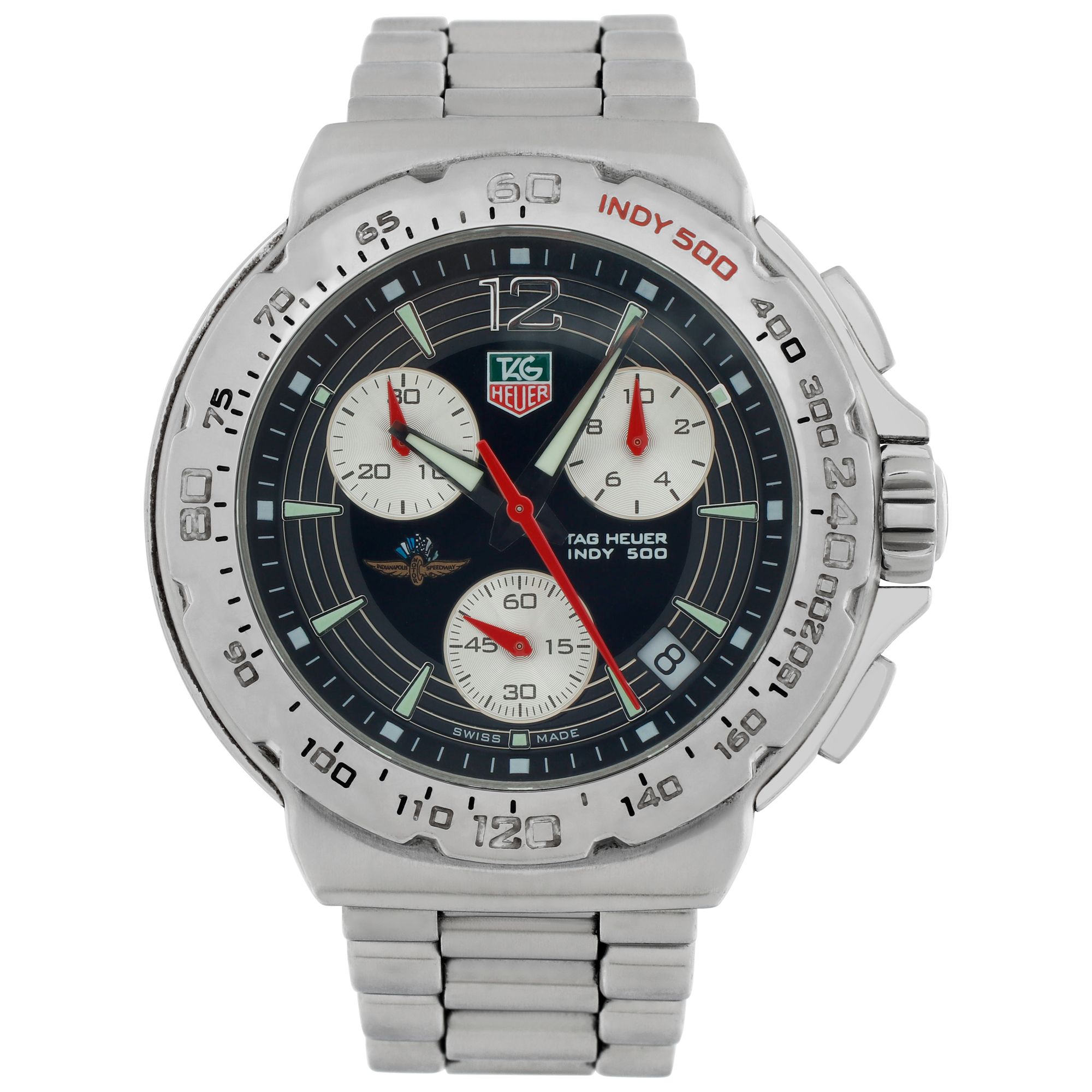 Used Tag Heuer N/A CAC111B Stainless Steel Black dial 38mm