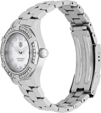 Tag Heuer Aquaracer WAF1416 Stainless Steel Pearl White dial 27mm Quartz watch