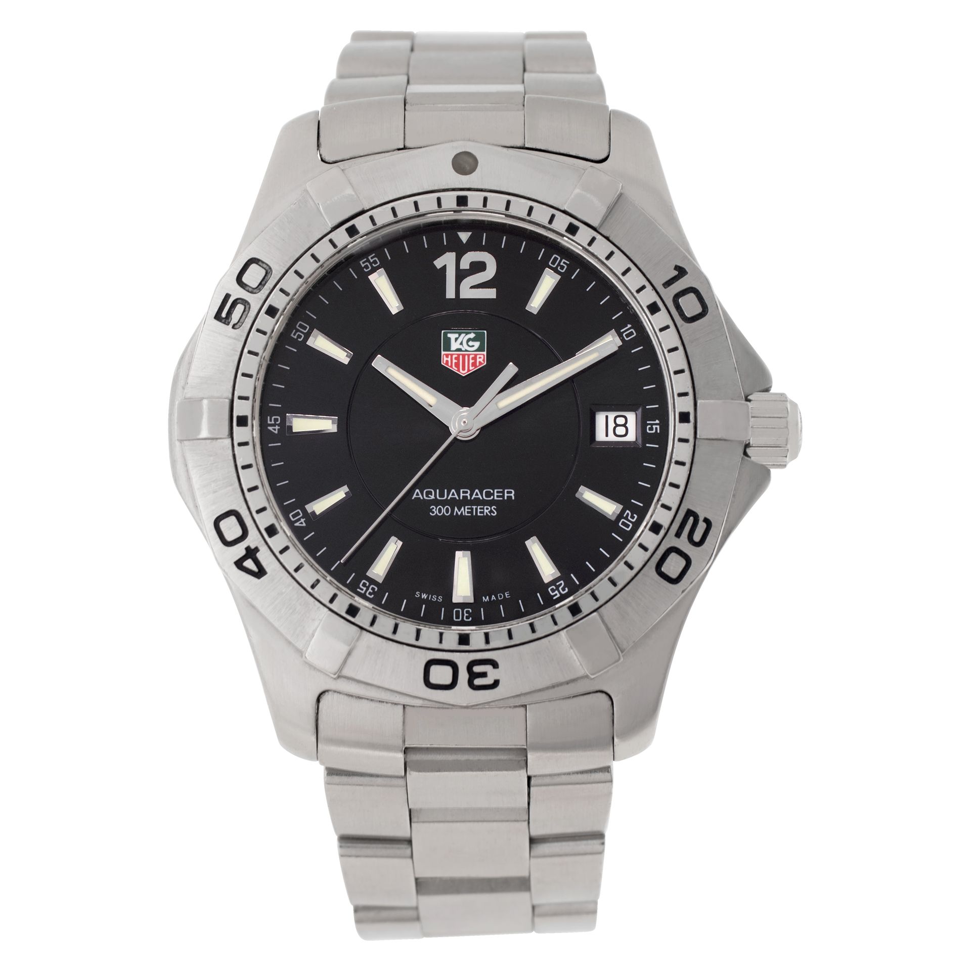 タグホイヤー　アクアレーサーWAF1110 Pre-owned Tag Heuer Aquaracer waf1110 stainless steel 39mm